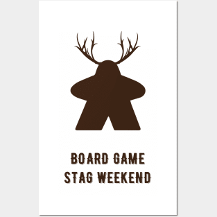 Board Game Stag Weekend Tabletop Gaming Inspired Graphic - Board Gaming Meeple Posters and Art
